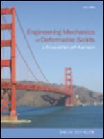 Engineering Mechanics of Deformable Solids – cover