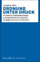 Ordnung unter Druck – cover
