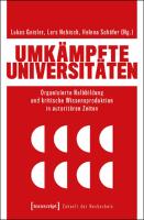 Umkämpfte Universitäten – cover