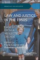 Law and Justice in the 1950s – cover