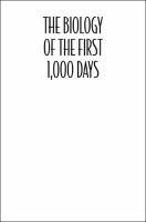The biology of the first 1000 days